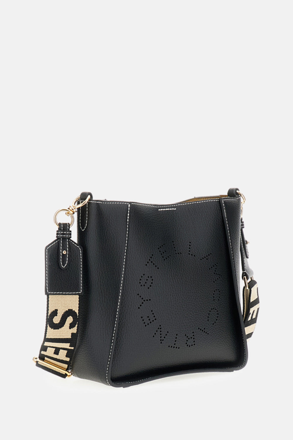 Stella McCartney Stella Mccartney Women Logo Crossbody Bag Grainy Alter Mat