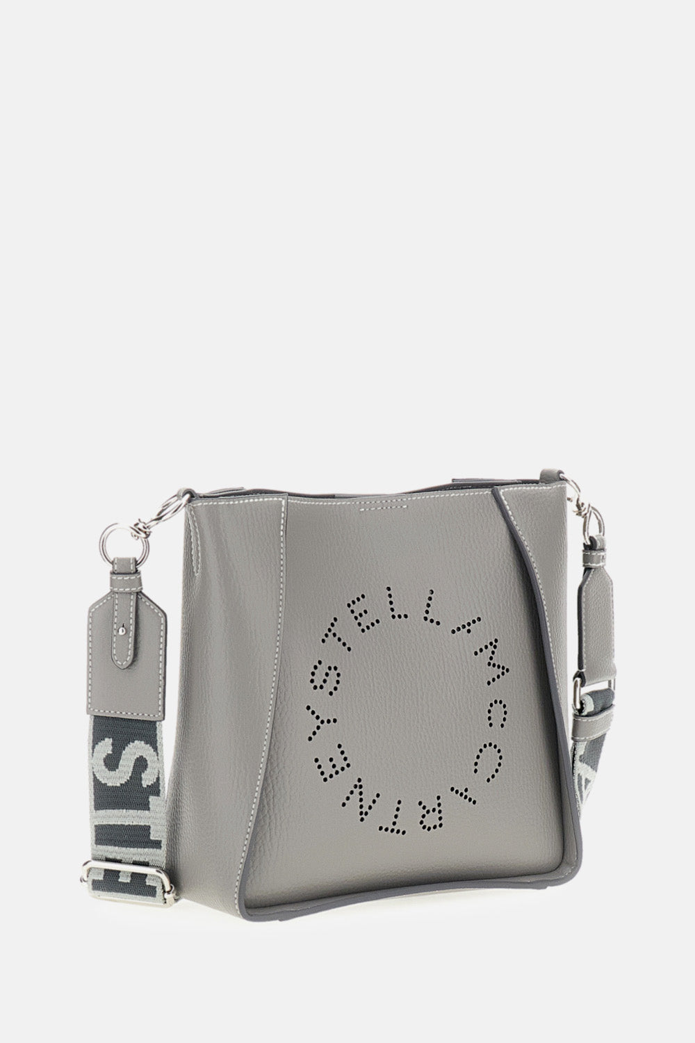 Stella McCartney Stella Mccartney Women Logo Crossbody Grainy Alter Mat Bag