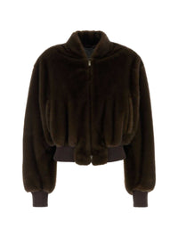 STELLA McCARTNEY Stella Mccartney Women Faux-Fur Bomber Jacket