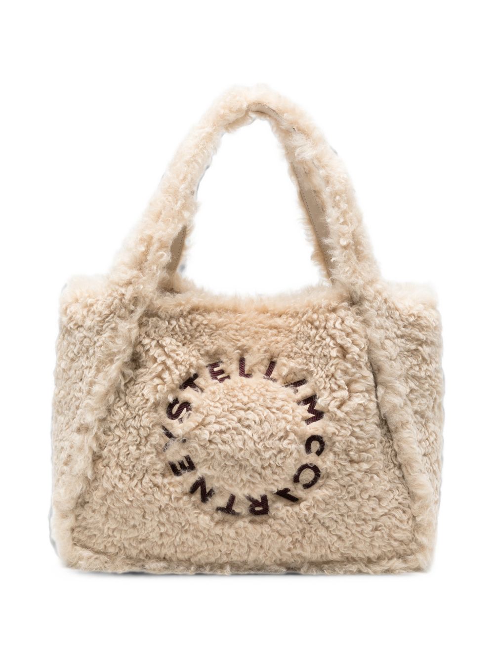 Stella Mccartney Women Stella Logo Shearling Tote