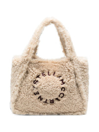 Stella Mccartney Women Stella Logo Shearling Tote