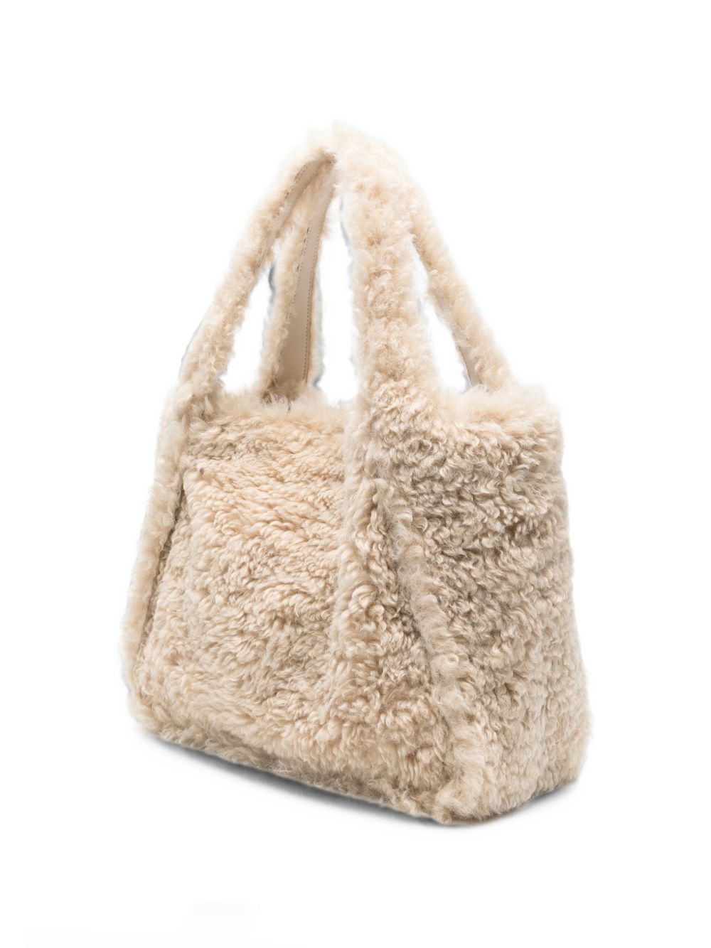 Stella Mccartney Women Stella Logo Shearling Tote