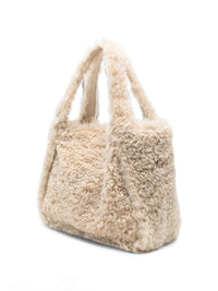 Stella Mccartney Women Stella Logo Shearling Tote