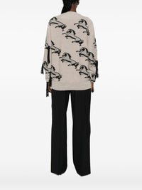 Stella Mccartney Women Embroidered Horse Wool Jumper