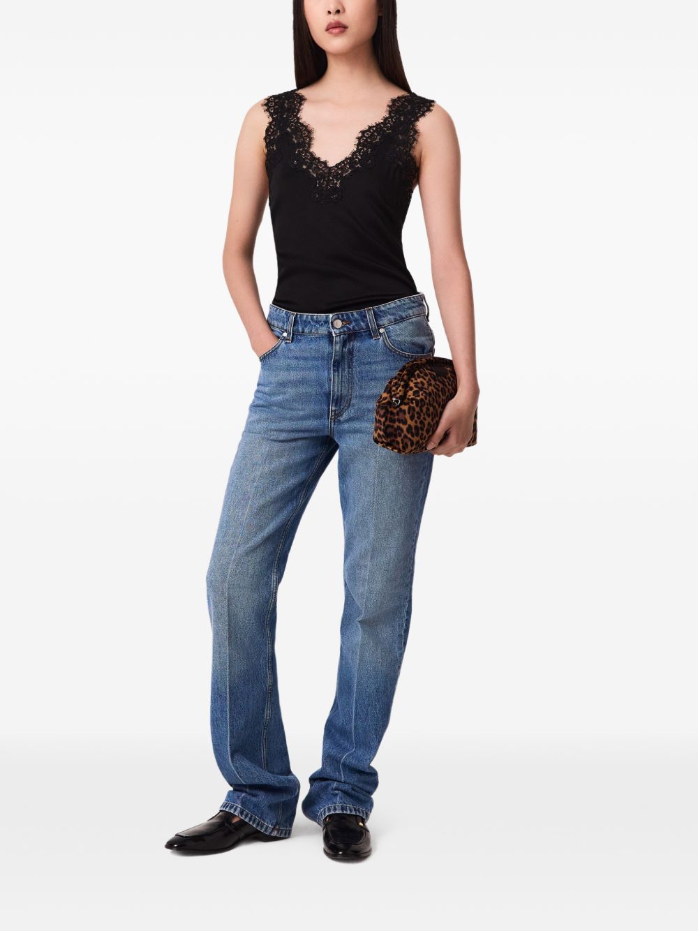 STELLA McCARTNEY Stella Mccartney Women Lace-Trimmed Top