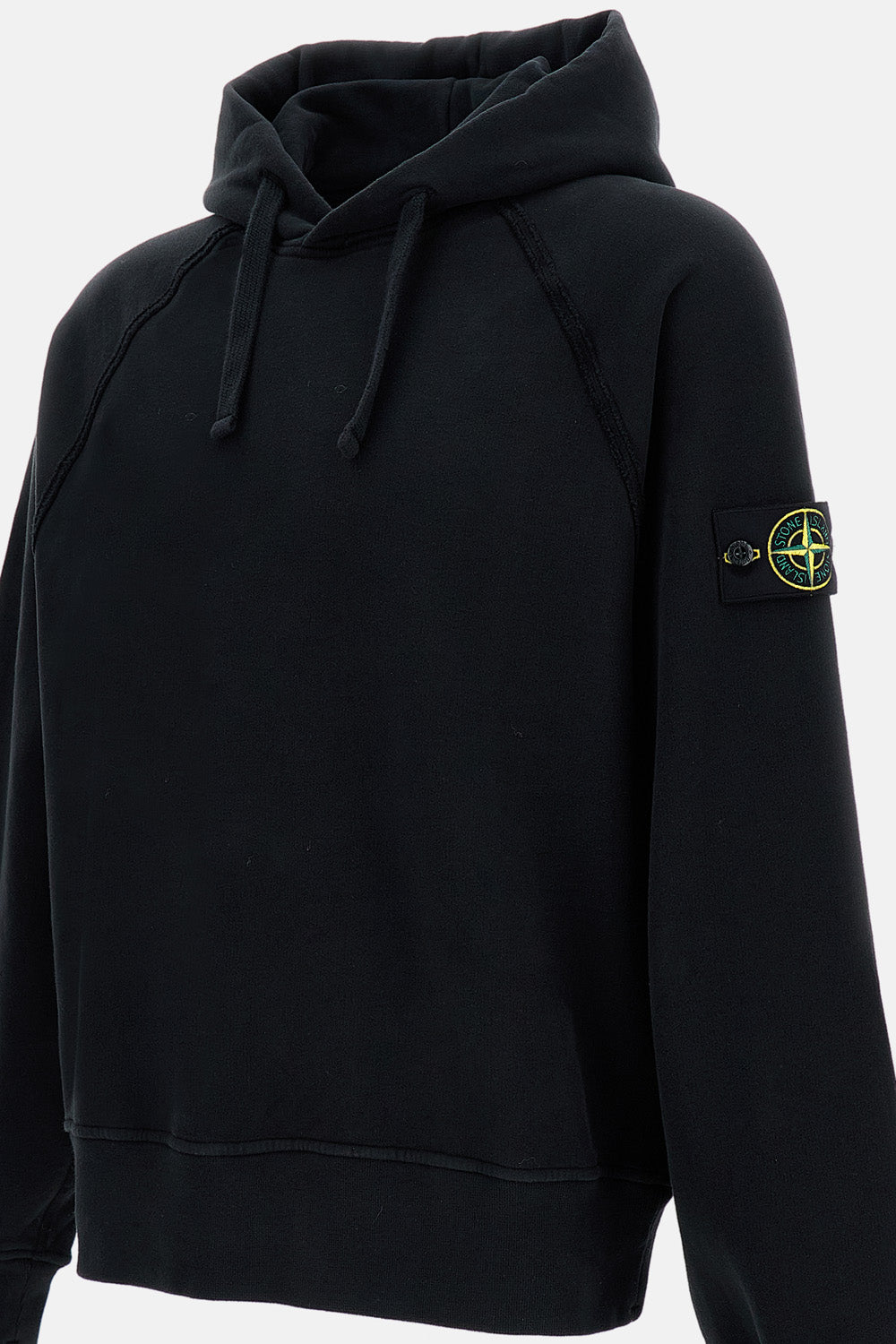 Stone Island Stone Island Men Oversized Brushed Organic Cotton Hoodie