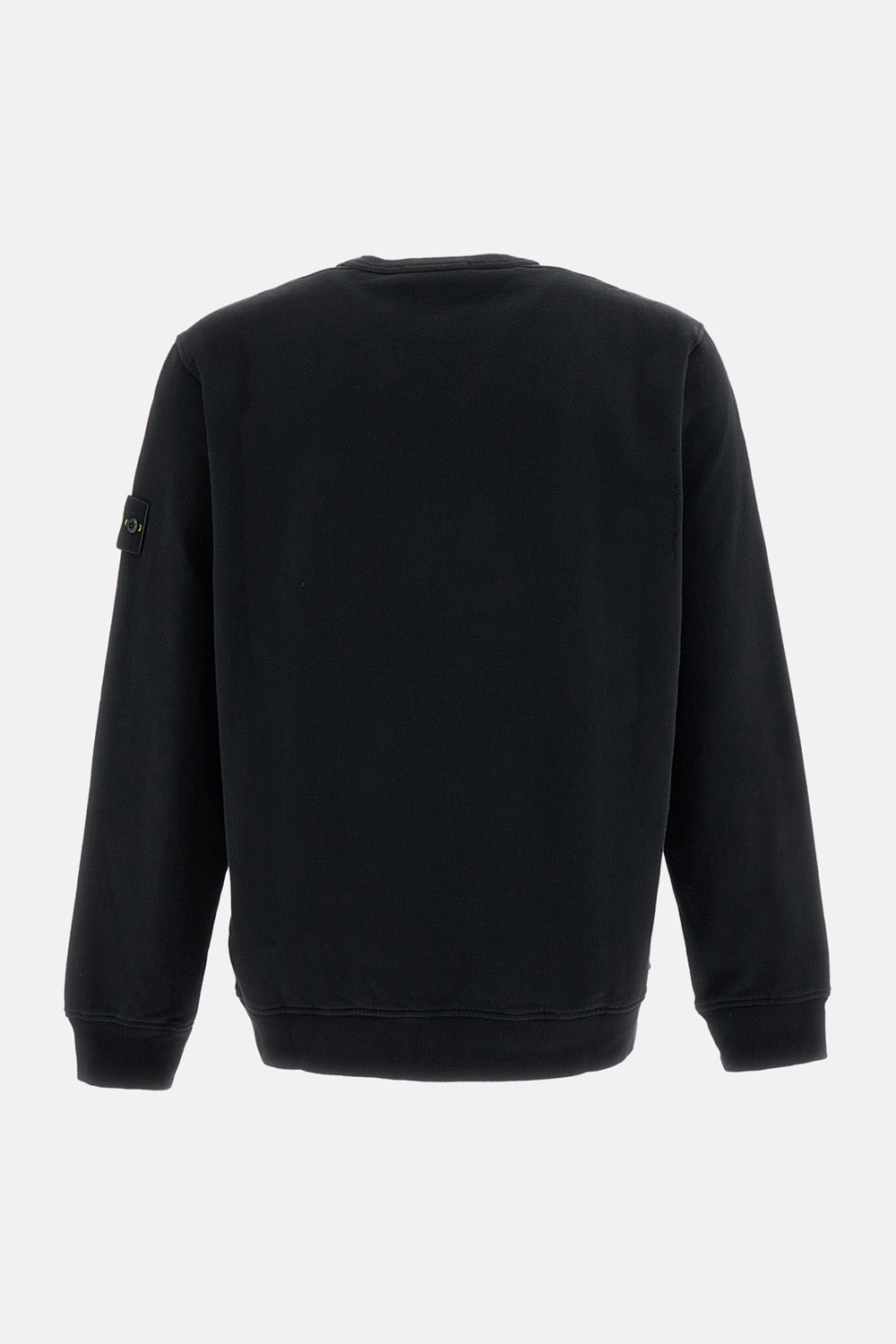 Stone Island Men Brushed Organic Cotton Fleece Crewneck Sweatshirt