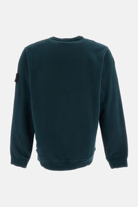 Stone Island Stone Island Men Brushed Organic Cotton Fleece Crewneck Sweatshirt