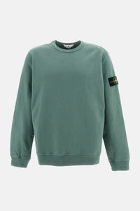 Stone Island Stone Island Men Brushed Organic Cotton Fleece Crewneck Sweatshirt