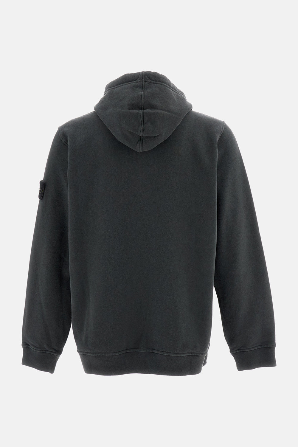 Stone Island Stone Island Men Brushed Organic Cotton Fleece Zip Hooded Sweatshirt