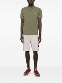 Stone Island Men Logo Cotton Polo Shirt