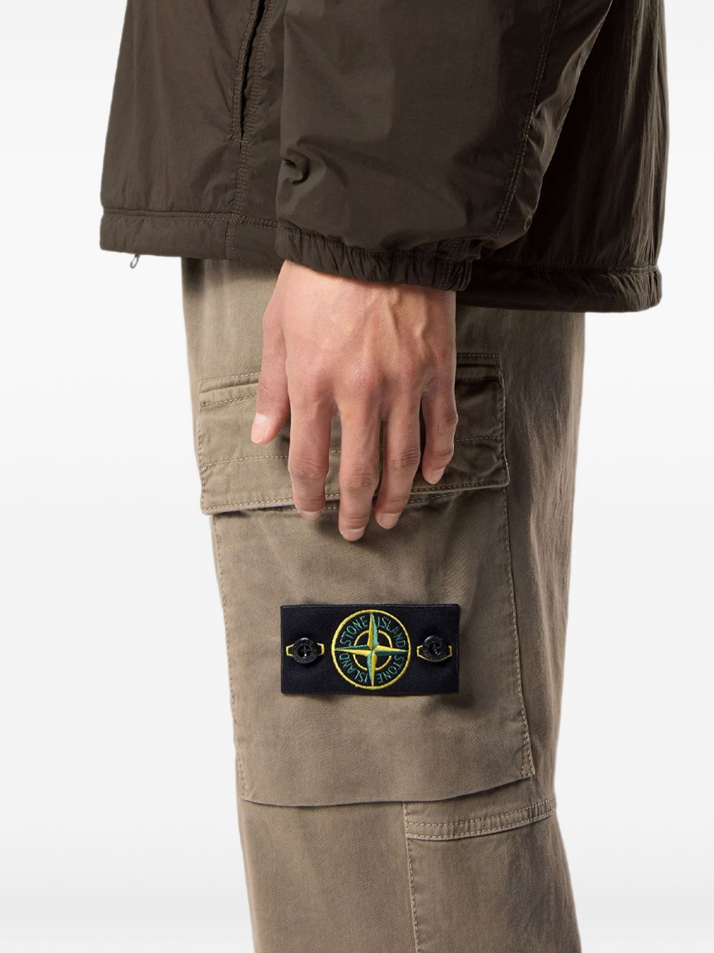 Stone Island Men Cotton Cargo Trousers