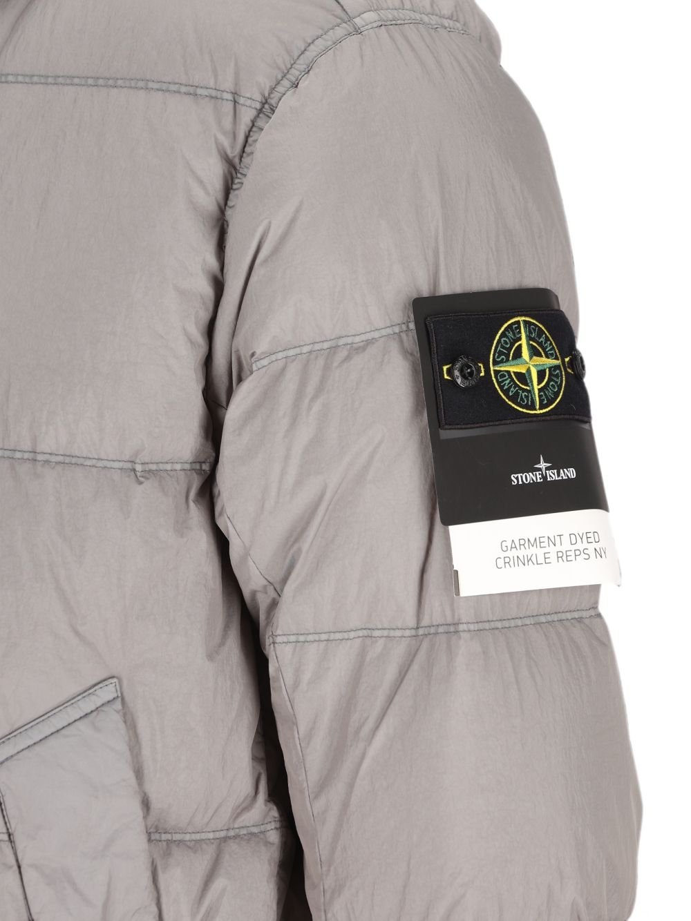 Stone Island Men Logo Nylon Blouson Jacket