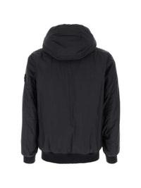 Stone Island Men Logo Nylon Blouson Jacket