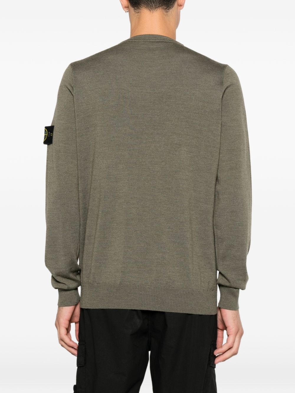 Stone Island Men Wool Crewneck Sweater