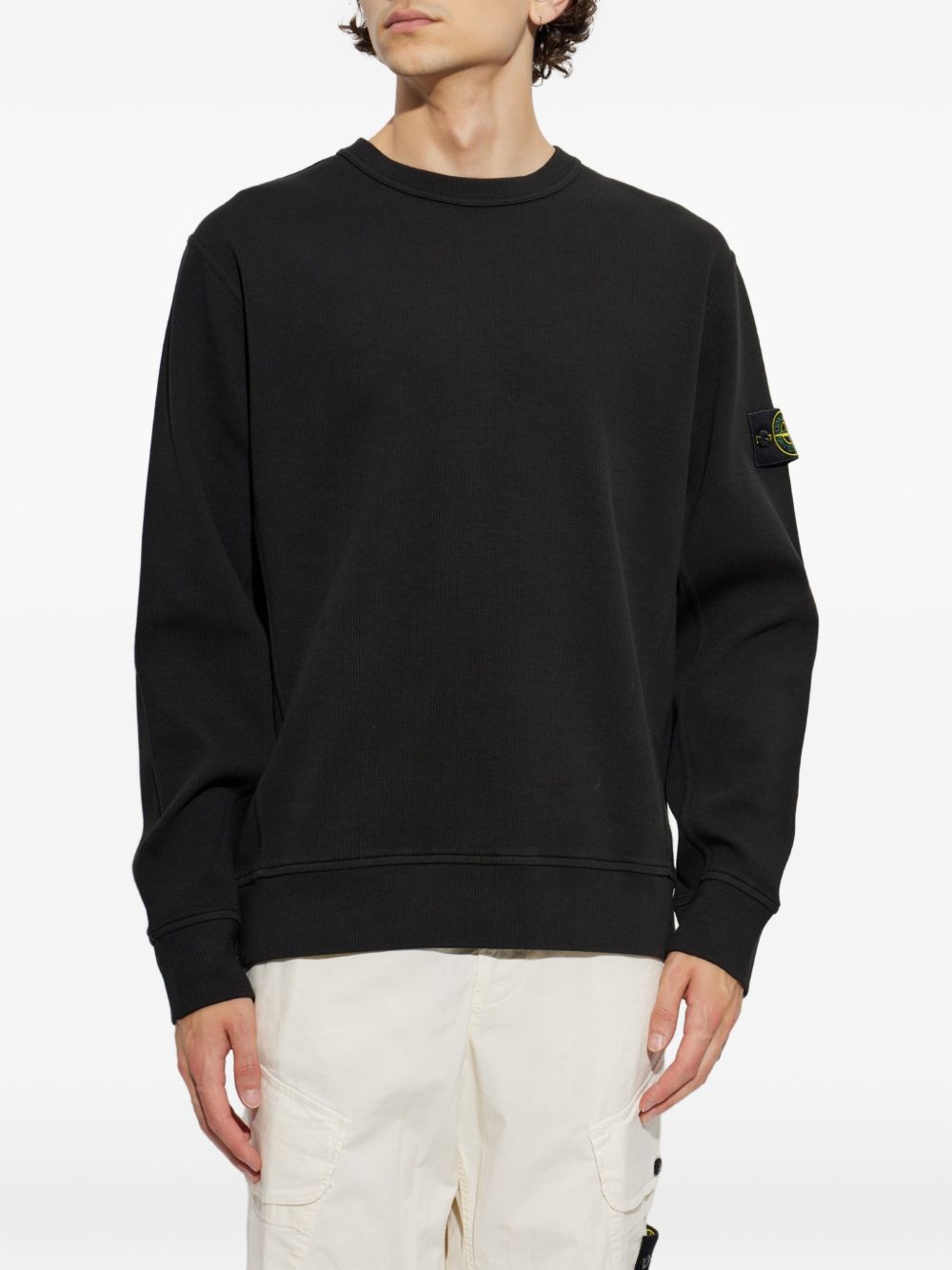Stone Island Men Cotton Crewneck Sweatshirt