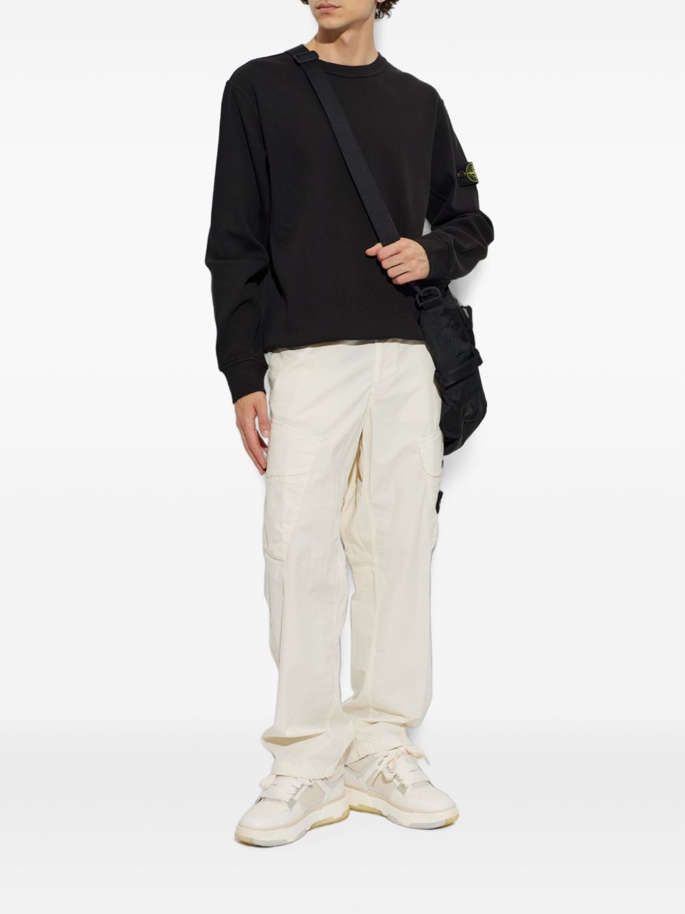 Stone Island Men Cotton Crewneck Sweatshirt