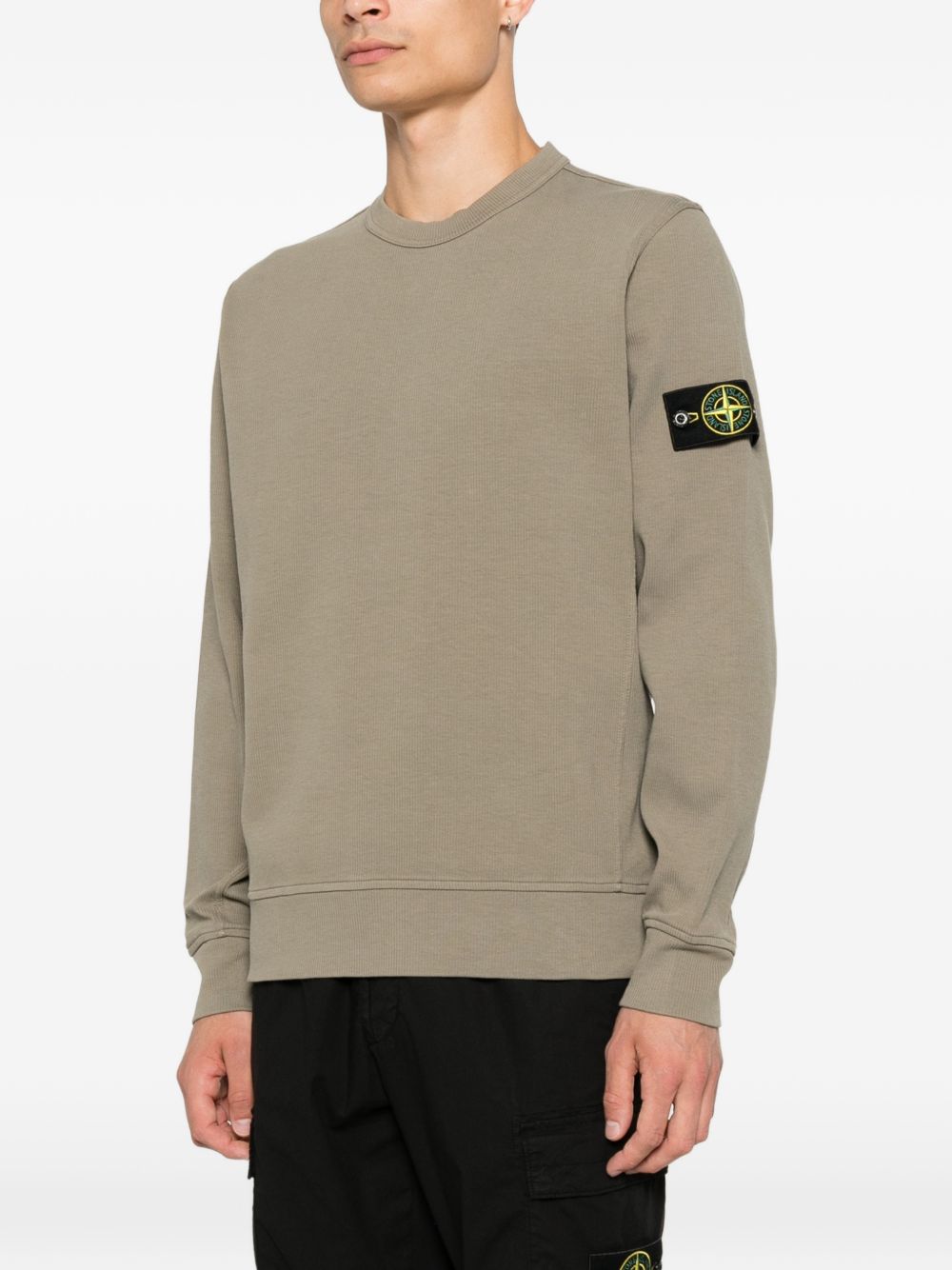 Stone Island Men Cotton Crewneck Sweatshirt