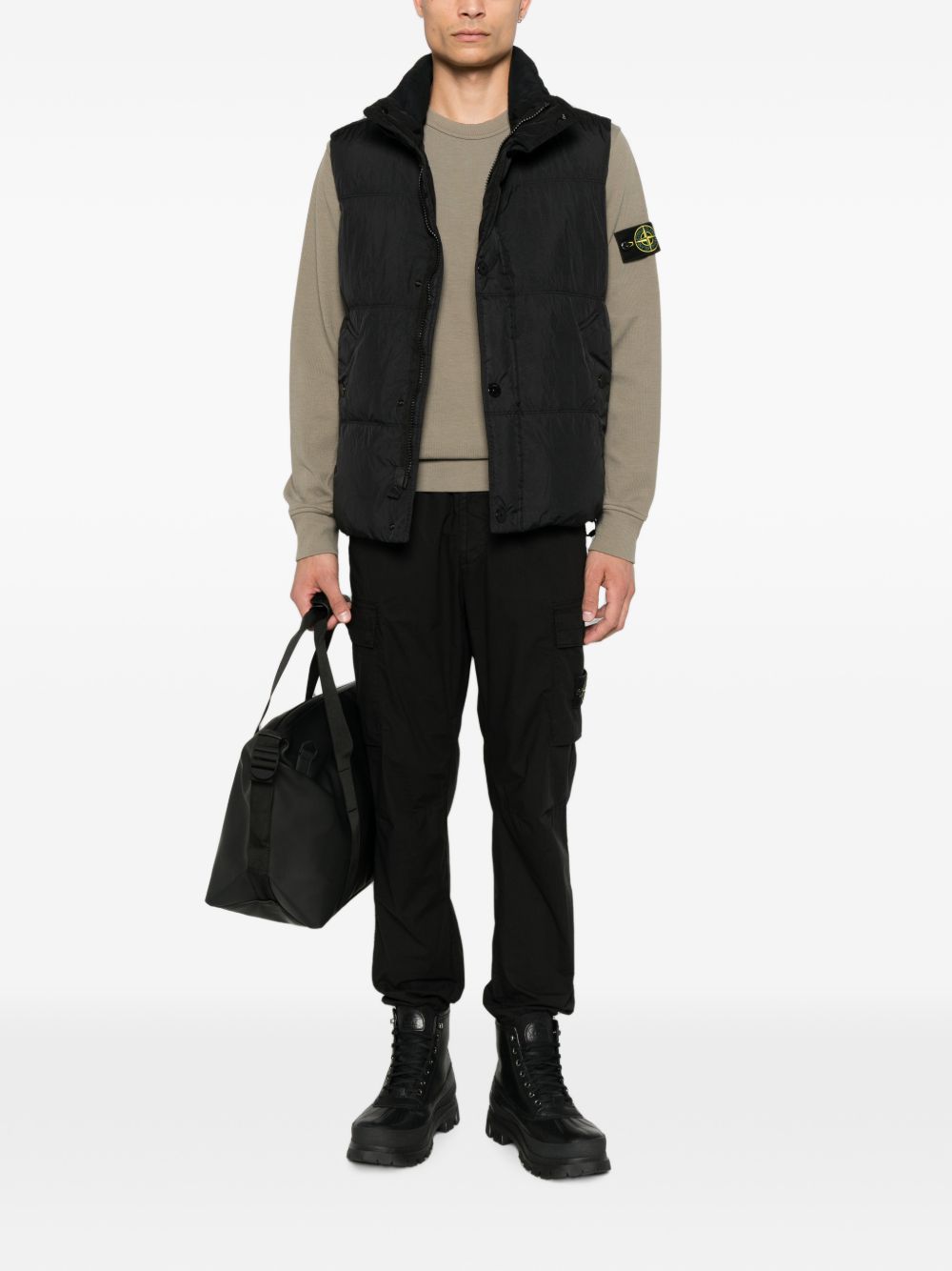 Stone Island Men Cotton Crewneck Sweatshirt