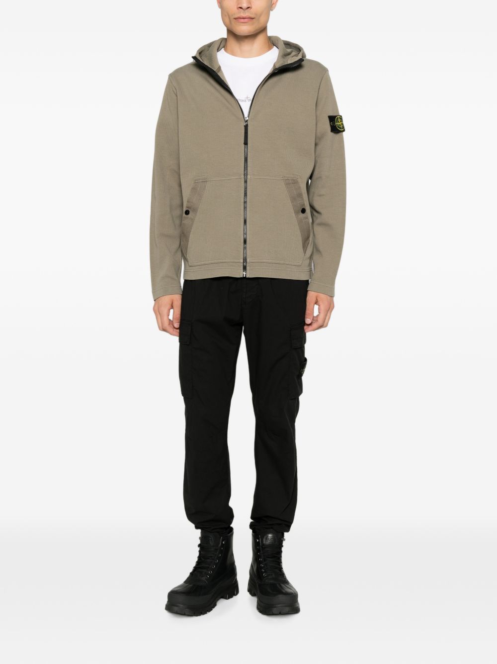 Stone Island Men Cotton Hoodie