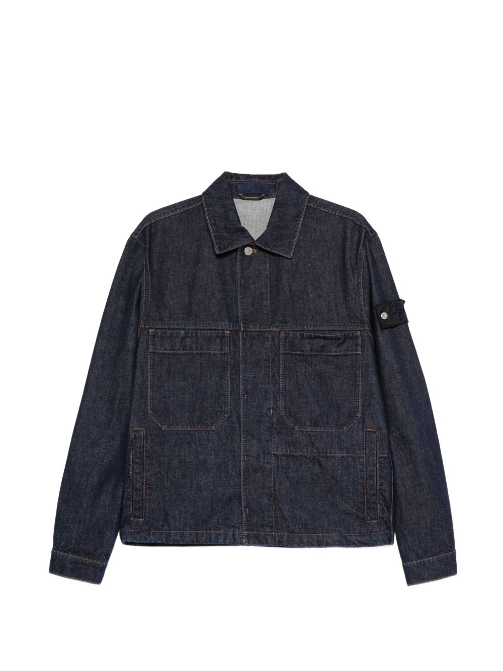 Stone Island Men Denim Cotton Jacket