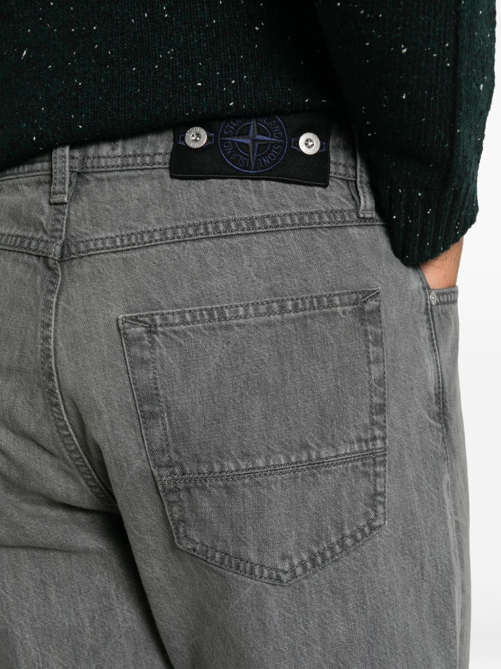 Stone Island Men Denim Cotton Jeans