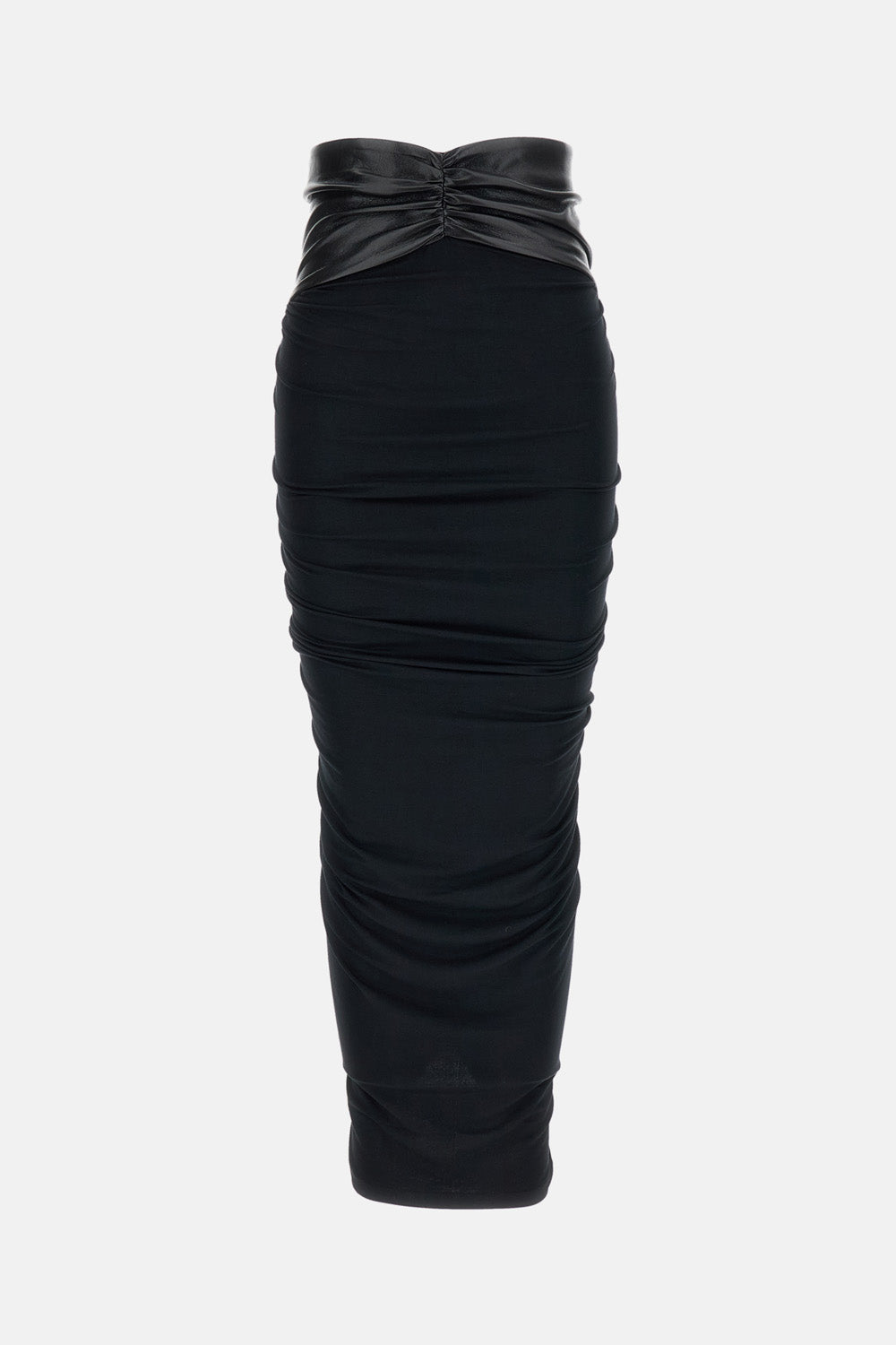 The Andamane Women Ursula Draped Midi Skirt