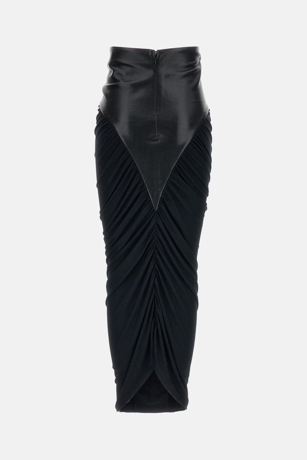 The Andamane Women Ursula Draped Midi Skirt