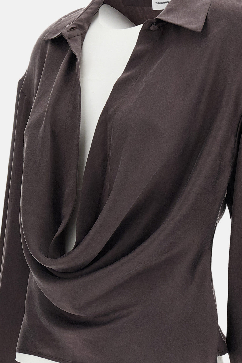 The Andamane Women Lilia - Deep V Collar Blouse