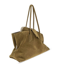 The Attico Women La Passeggiata Medium Leather Shoulder Bag