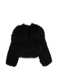 The Attico Women Cropped Bomber Jacket