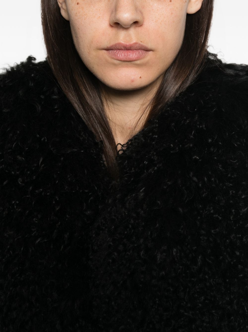 The Attico Women Cropped Bomber Jacket