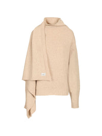 The Attico Women Wool Scarf Sweater