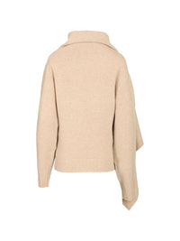 The Attico Women Wool Scarf Sweater