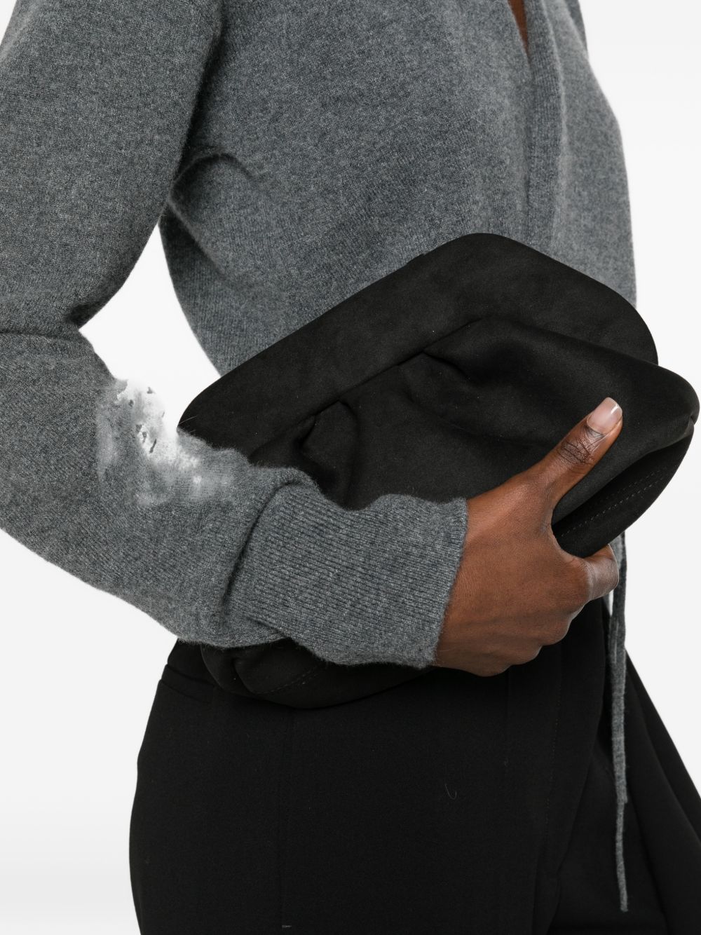 Themoire' Women Bios Suede Clutch