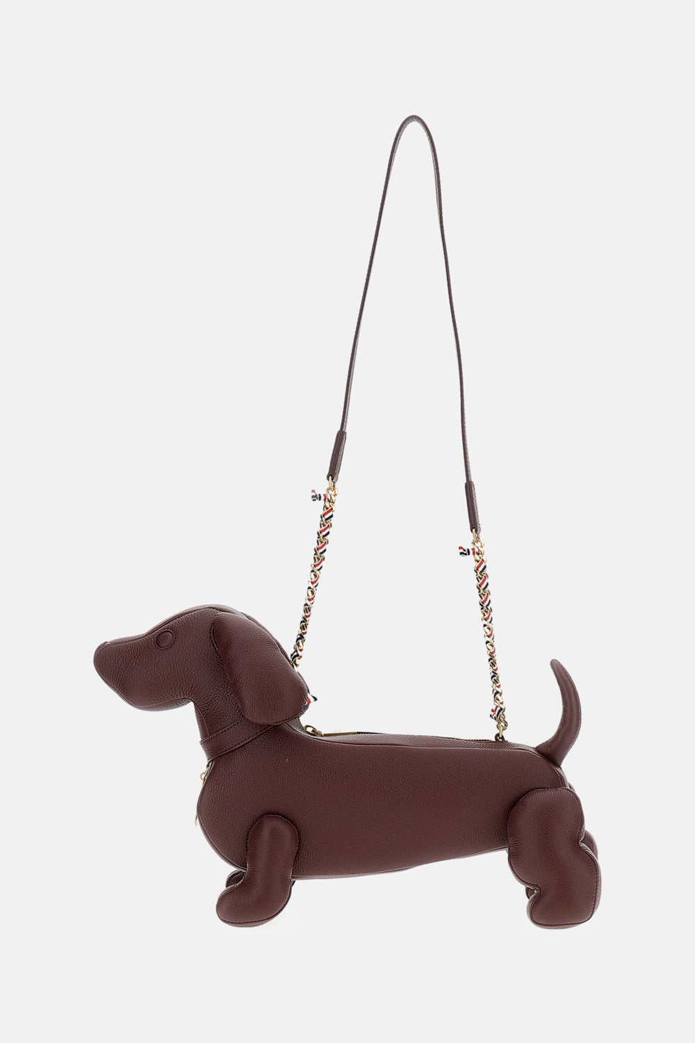 Thom Browne Women Mini Hector Bag In Soft Leather Peble Grain