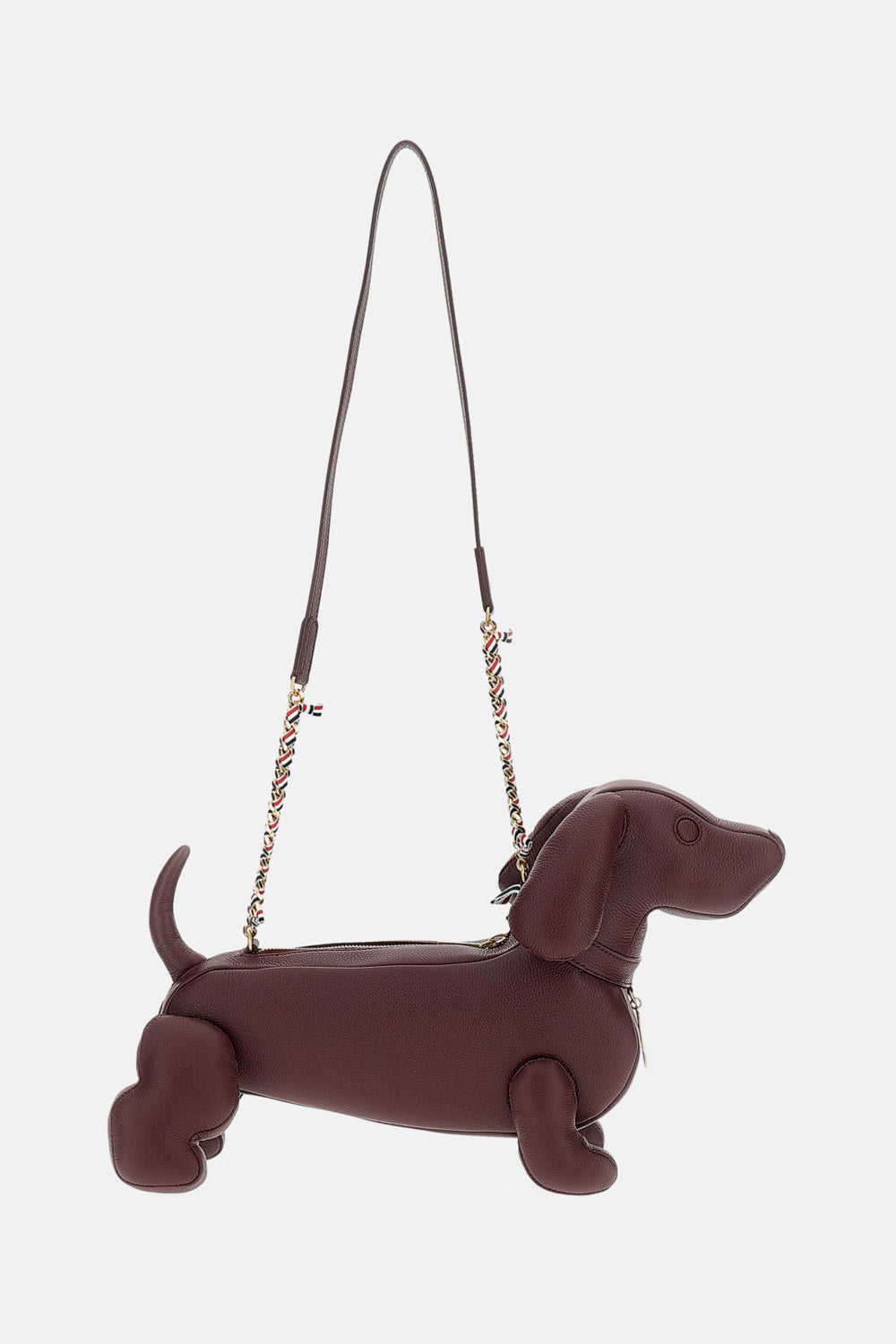 Thom Browne Women Mini Hector Bag In Soft Leather Peble Grain
