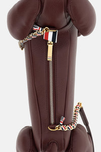 Thom Browne Women Mini Hector Bag In Soft Leather Peble Grain