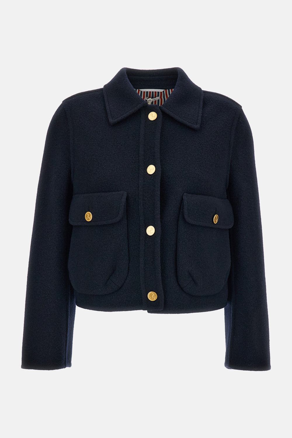 Thom Browne Thom Browne Women Wool Bell Sleeve Jacket