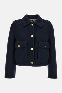 Thom Browne Thom Browne Women Wool Bell Sleeve Jacket