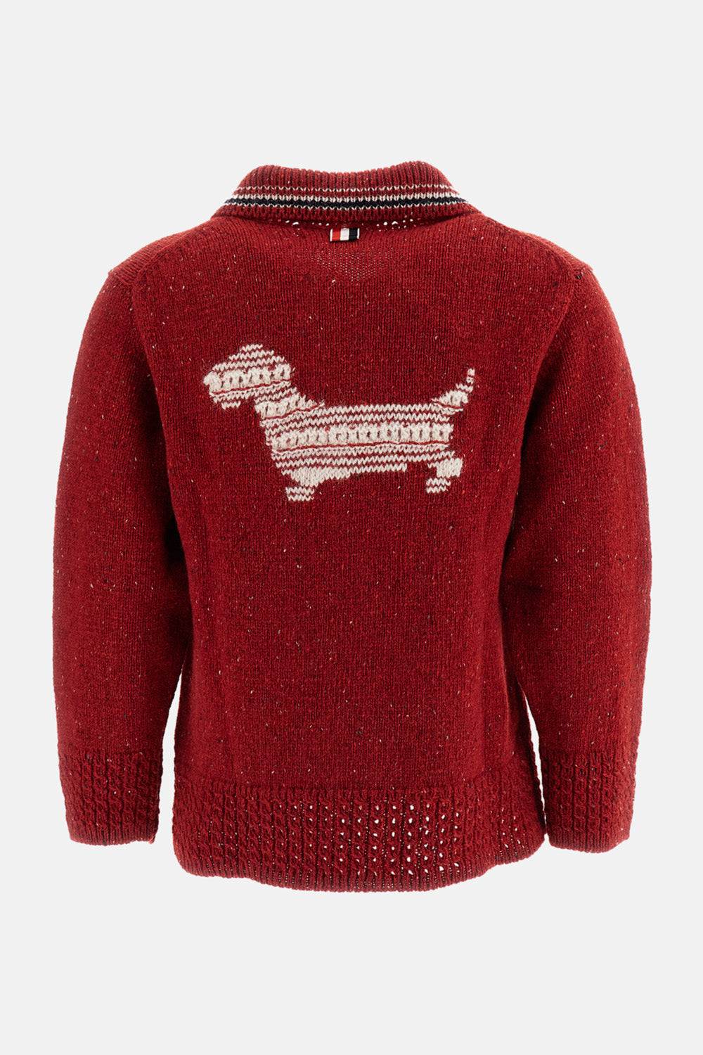 Thom Browne Thom Browne Women Hector Pointelle Cardigan In Donegal