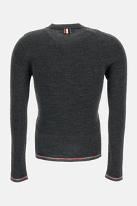 Thom Browne Thom Browne Women Rib-Stitch Merino Wool Cardigan