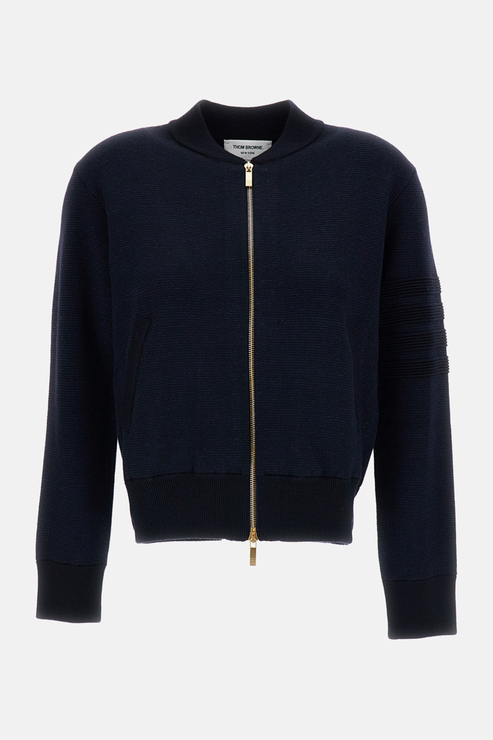 Thom Browne Thom Browne Women Ottoman Milano Stitch 4-Bar Bomber Jacket