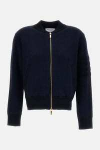 Thom Browne Thom Browne Women Ottoman Milano Stitch 4-Bar Bomber Jacket