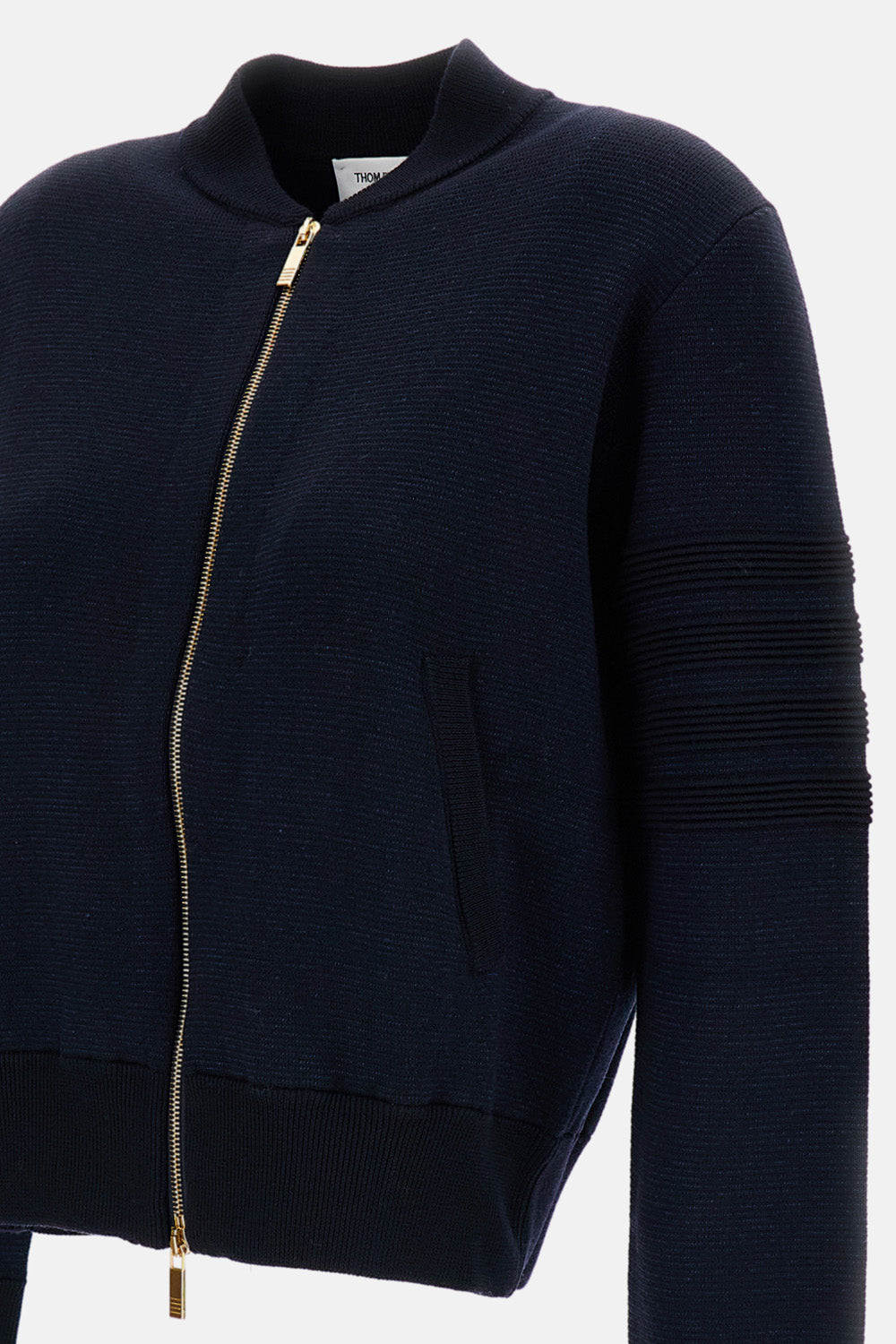 Thom Browne Thom Browne Women Ottoman Milano Stitch 4-Bar Bomber Jacket