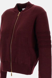 Thom Browne Women Ottoman Milano Stitch 4-Bar Bomber Jacket