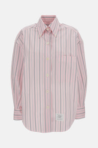 Thom Browne Thom Browne Women Supersized Striped Shirt