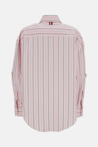 Thom Browne Thom Browne Women Supersized Striped Shirt