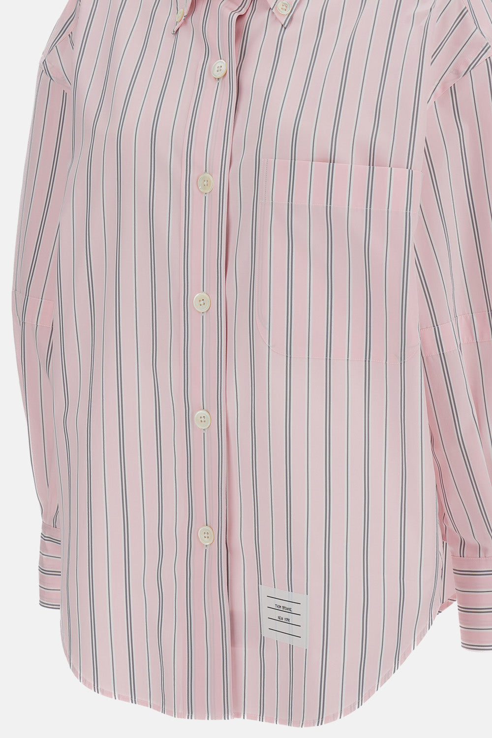 Thom Browne Thom Browne Women Supersized Striped Shirt