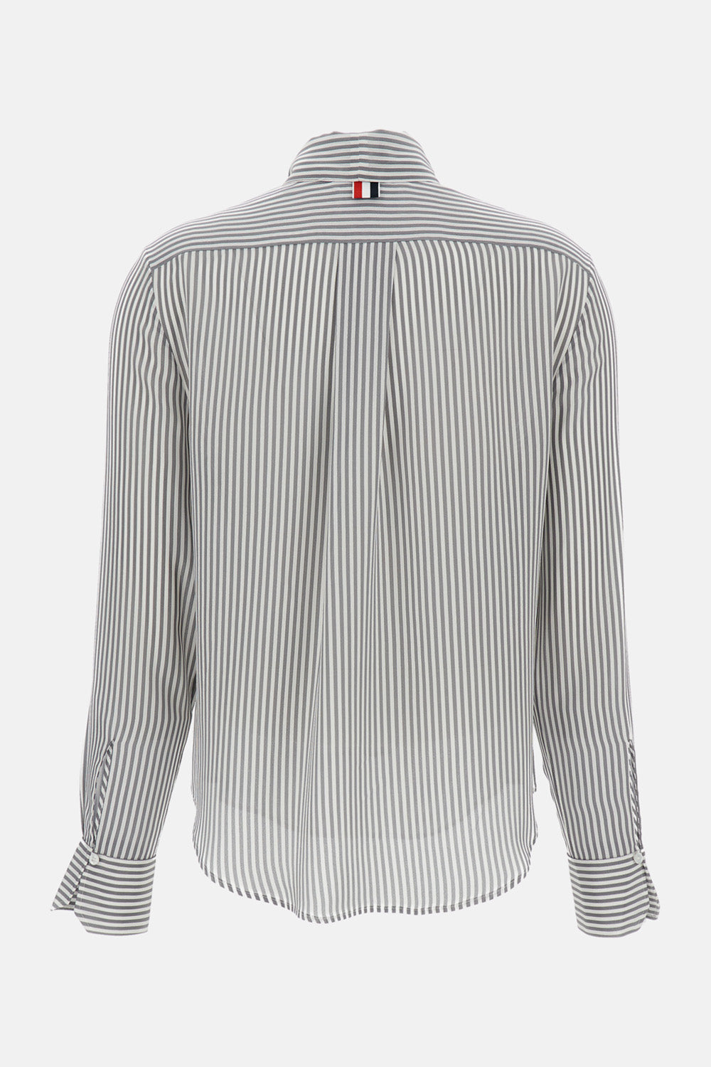 Thom Browne Thom Browne Women Striped Silk Detachable Collar Shirt